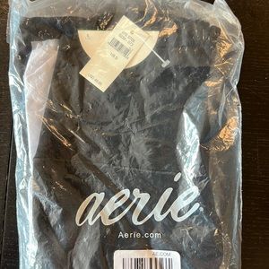 Aerie black flared leggings